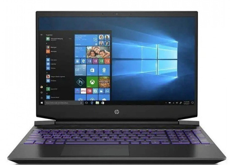 لپ تاپ اچ چی مدلram:16 ssd:512GB cpu:i7 gpu:4GBGTX1650 Pavilion Gaming 15-dk1037tx