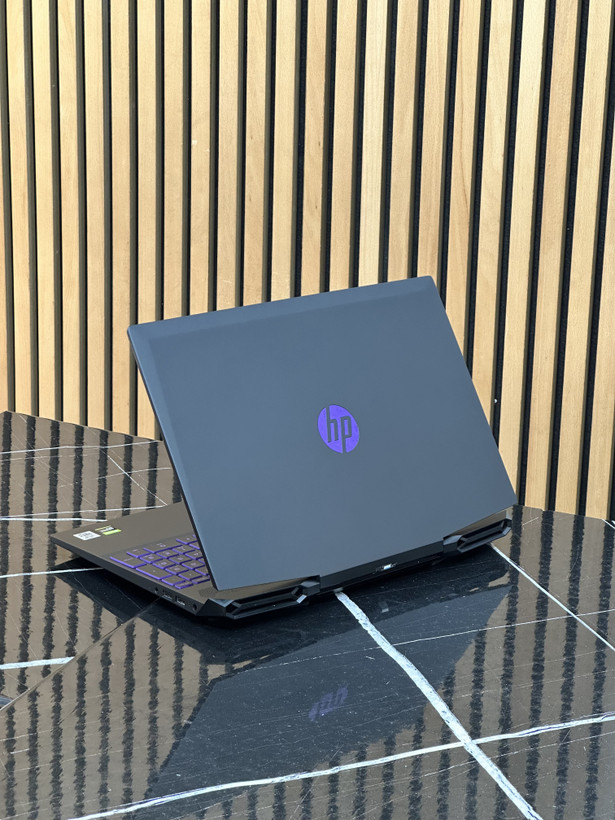 لپ تاپ اچ چی مدلram:16 ssd:512GB cpu:i7 gpu:4GBGTX1650 Pavilion Gaming 15-dk1037tx