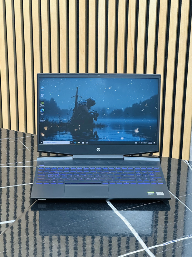 لپ تاپ اچ چی مدلram:16 ssd:512GB cpu:i7 gpu:4GBGTX1650 Pavilion Gaming 15-dk1037tx